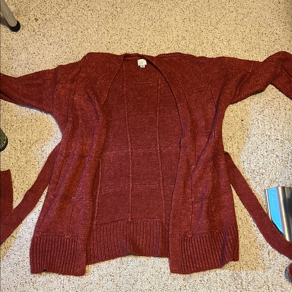 Women's Orange Cardigan